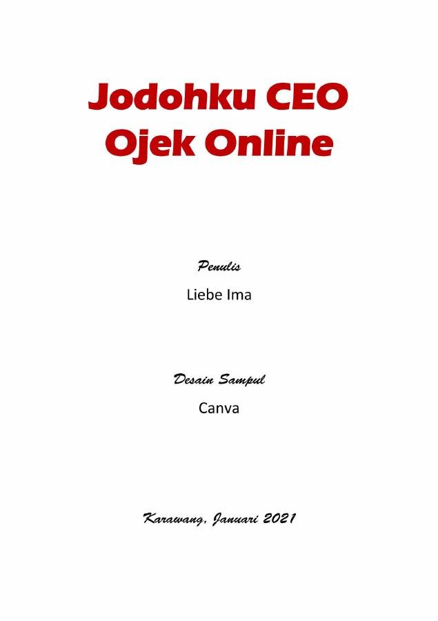 Jodohku CEO Ojek Online
